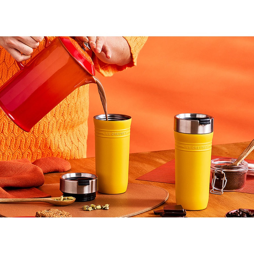 35 cl - Le Creuset On The Go mug de voyage en acier inoxydable