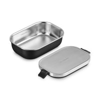 90 cl - Le Creuset On The Go Lunch Box rechthoekige voedselcontainer in roestvrij staal