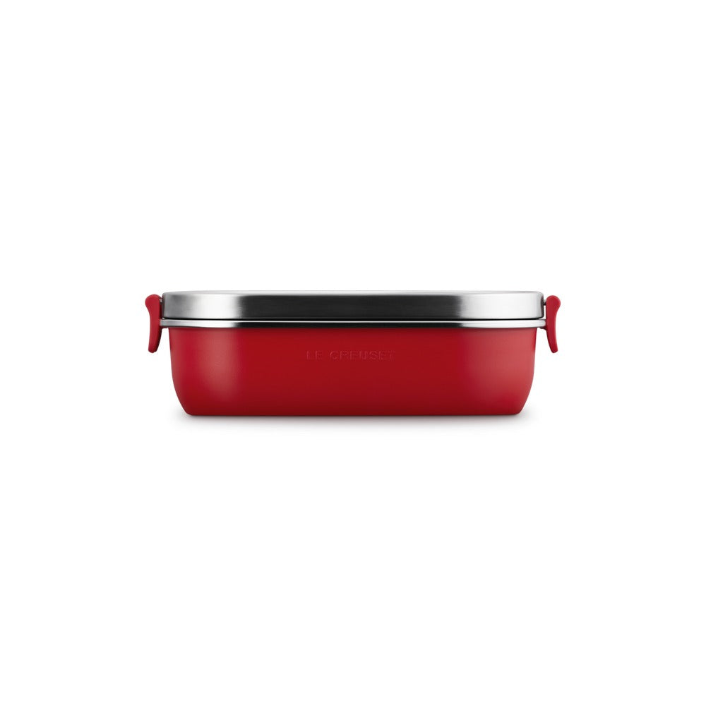 90 cl - Le Creuset On The Go Lunch Box rechthoekige voedselcontainer in roestvrij staal