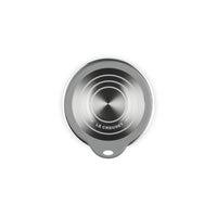 Le Creuset Acciaio Inox bol para amasar de acero inoxidable con tapa de vidrio y borde de silicona