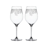 81 cl - Spiegelau Arabesque Bordeaux Red Wine Glass in Crystal Glass - Set of 2 Pcs
