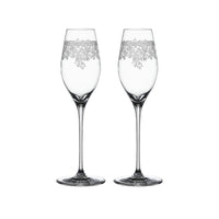 30 cl - Spiegelau Arabesque Champagne Flute in Crystal Glass - Set of 2 Pcs