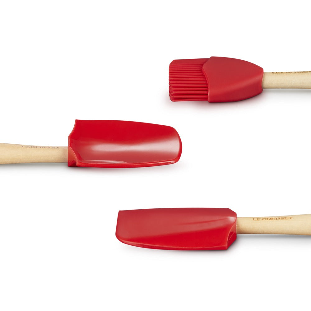 28 cm - Le Creuset Craft Spatule de cuisine en silicone Set de 3 pz