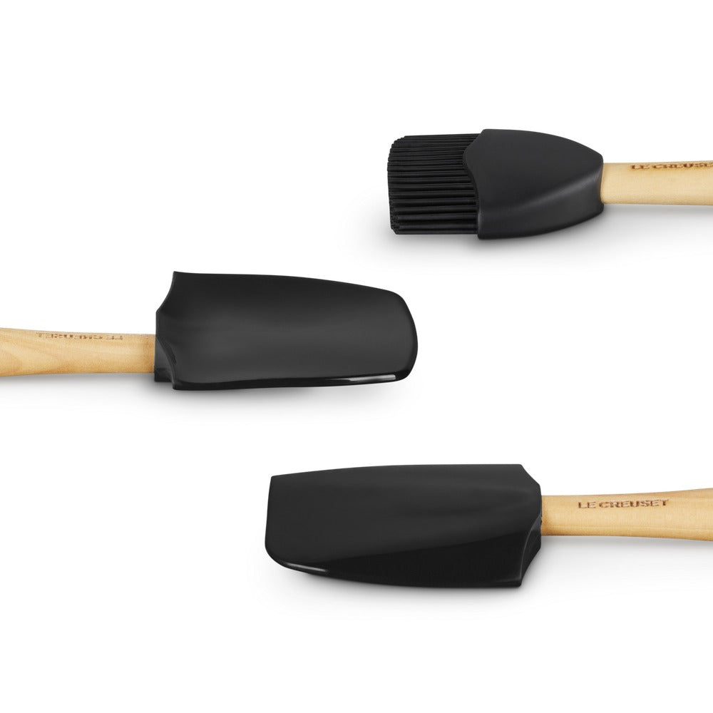 28 cm - Le Creuset Craft Spatule de cuisine en silicone Set de 3 pz