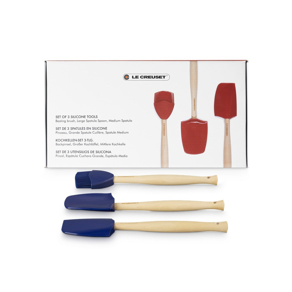 28 cm - Le Creuset Craft Spatule de cuisine en silicone Set de 3 pz