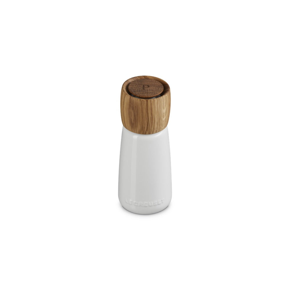 17.2 cm - Le Creuset Macine Premium pepermolen in hout en steengoed