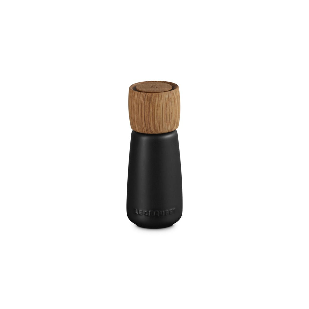 17.2 cm - Le Creuset Macine Premium moulin à sel en bois et grès