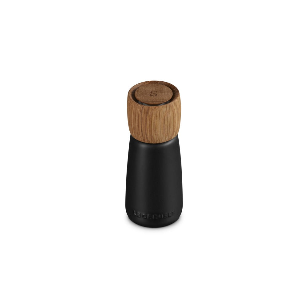 17.2 cm - Le Creuset Macine Premium moulin à sel en bois et grès