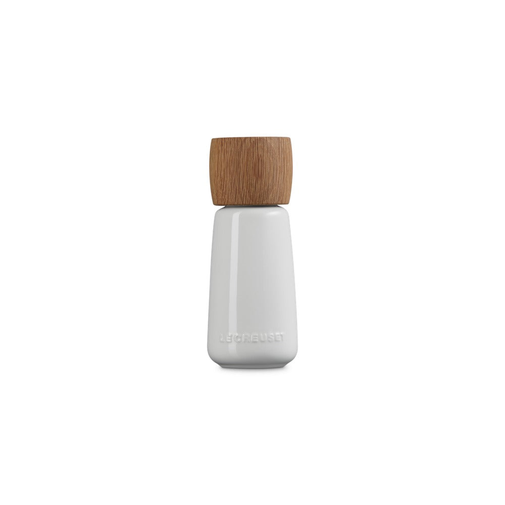 17.2 cm - Le Creuset Macine Premium moulin à sel en bois et grès