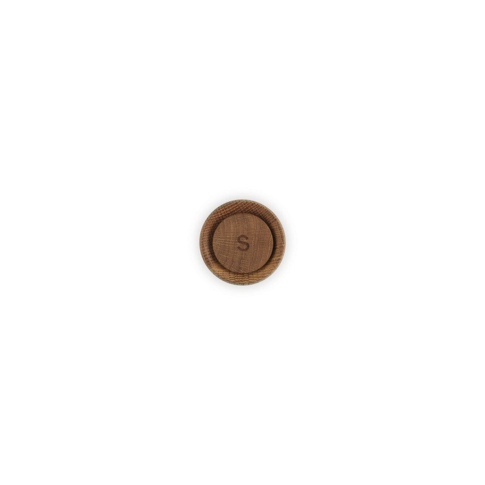 17.2 cm - Le Creuset Macine Premium moulin à sel en bois et grès