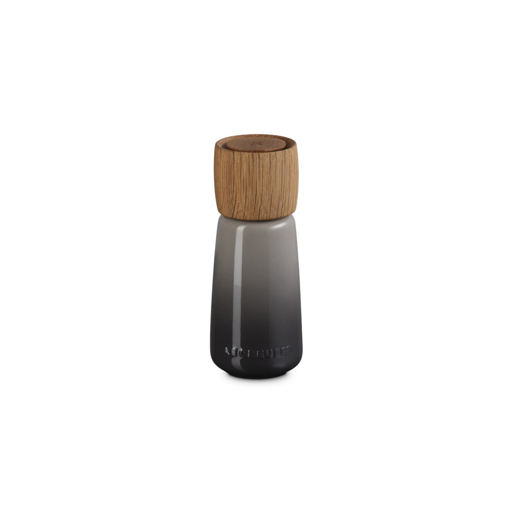 17.2 cm - Le Creuset Macine Premium moulin à sel en bois et grès