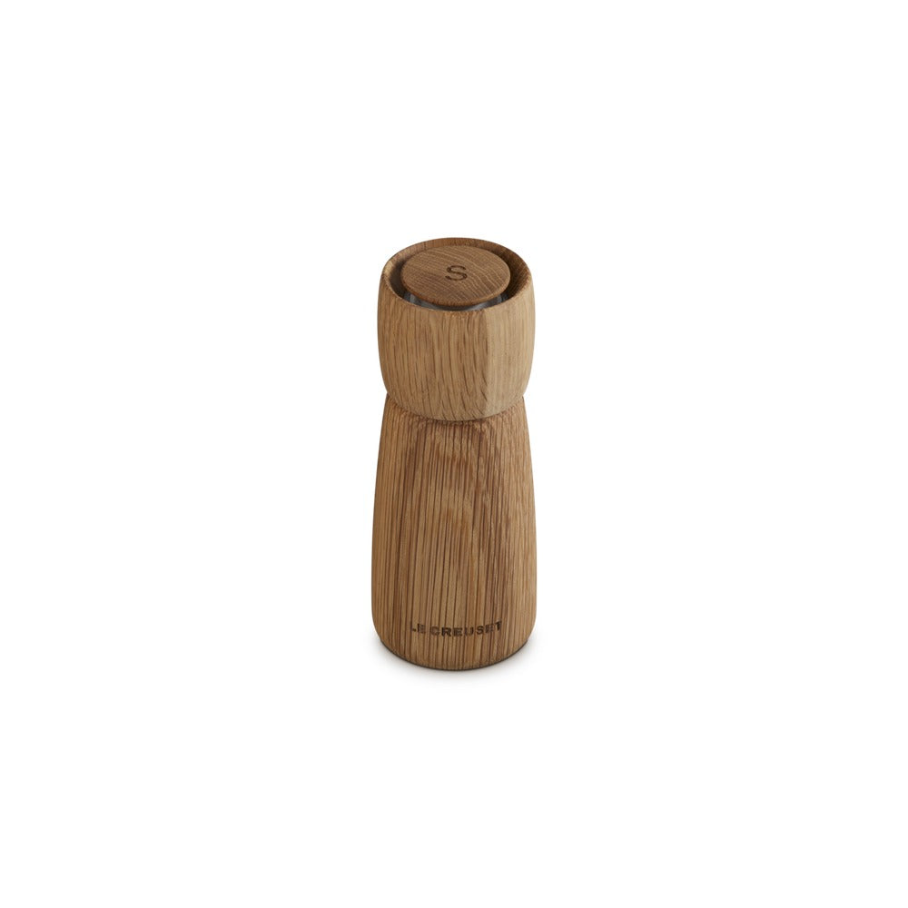17.2 cm - Le Creuset Macine Premium moulin à sel en bois et grès