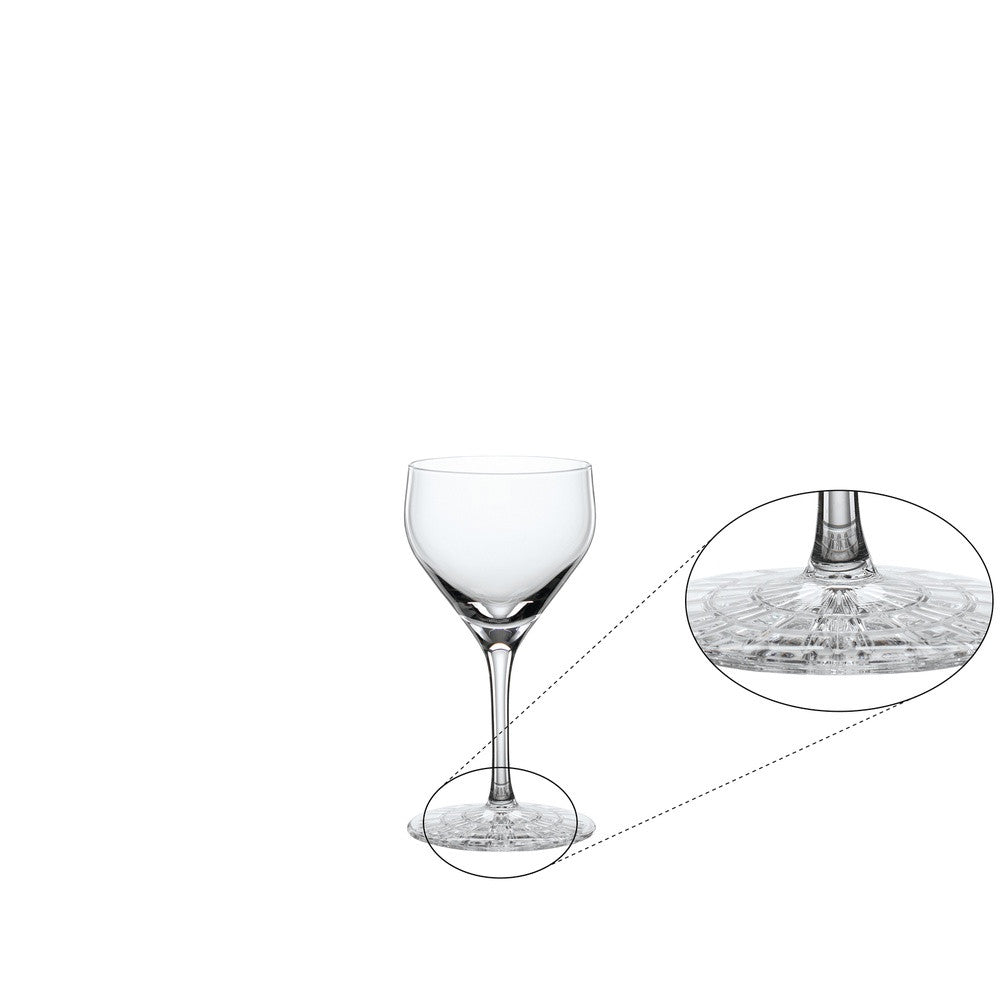 15 cl - Spiegelau Perfect Serve Collection Verre Cocktail Nick & Nora En Verre Cristallin - Lot de 4 Pièces