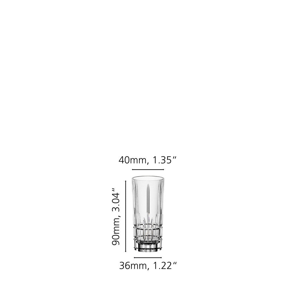 5.2 cl - Spiegelau Perfect Serve Collection Shot Glass In Crystal Glass - Set of 4 Pcs