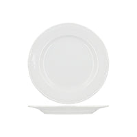 28 cm - H&H New Alba Piatto Fondo In Porcellana - Set 6 Pz