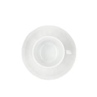 23 cl - H&H New Alba Tazza Tè Con Piattino In Porcellana - Set 6 Pz