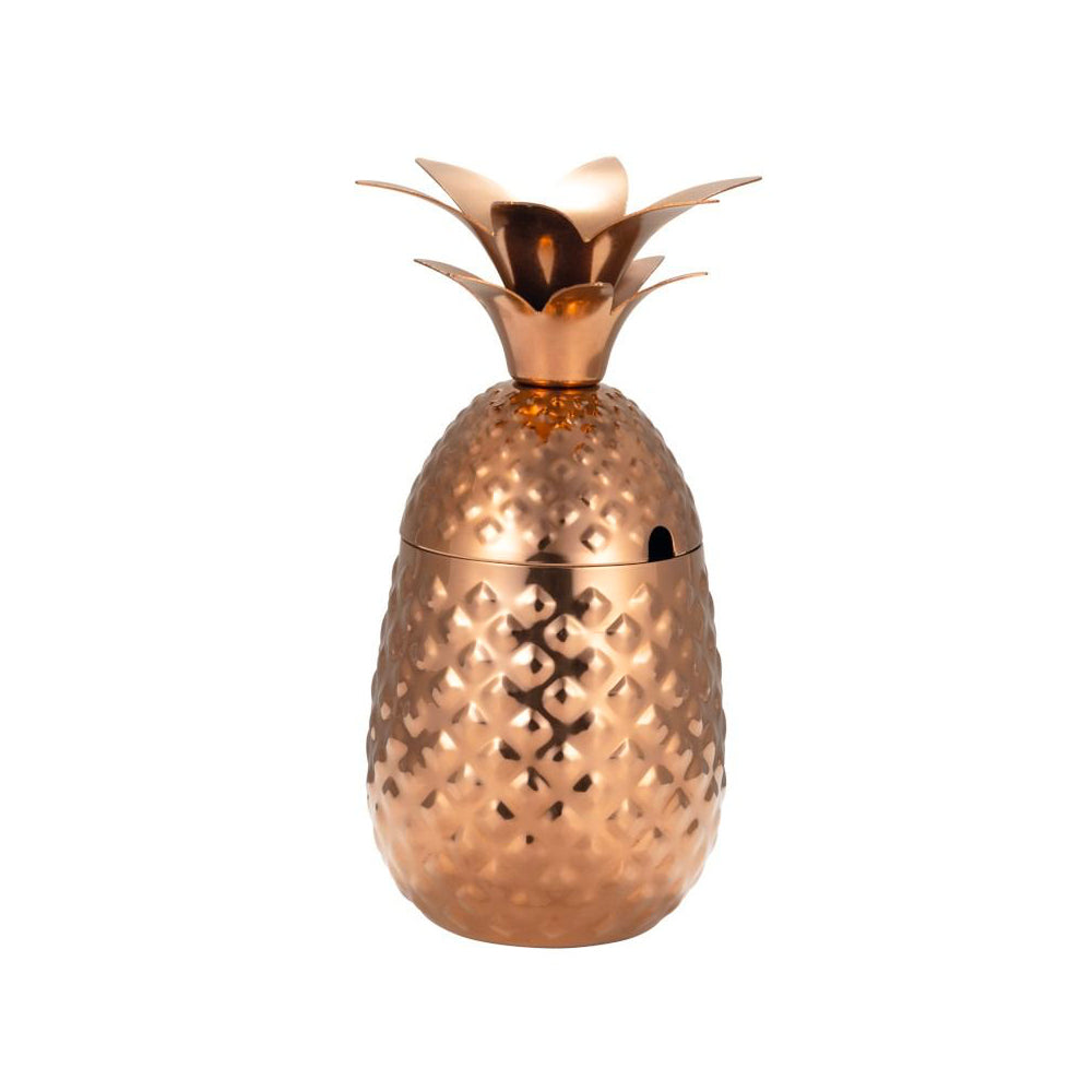 55 cl - Ilsa Ananas Vaso de cocktail de acero inoxidable 18/10