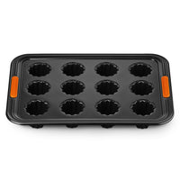 12 Cavities - Le Creuset Special Shapes Non-Stick Canelé Mold In Carbon Steel