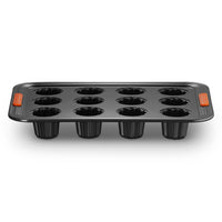 12 Cavities - Le Creuset Special Shapes Non-Stick Canelé Mold In Carbon Steel