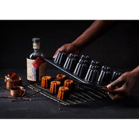 12 Cavities - Le Creuset Special Shapes Non-Stick Canelé Mold In Carbon Steel