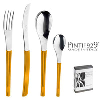 Pintinox Movie Juego De Cubiertos En Acero Inoxidable Set 24 Pz