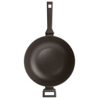 30 cm - Sambonet Titan Pro Double Induction Wok Antiaderente In Alluminio Con Coperchio In Vetro