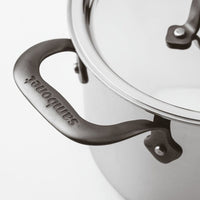 Sambonet Home Chef Pentola Alta Con Coperchio In Acciaio Inox