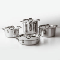 Sambonet Home Chef Pentola Alta Con Coperchio In Acciaio Inox