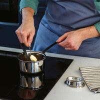 12 cm - Sambonet Home Chef Casseruola Alta Scaldaburro In Acciaio Inox