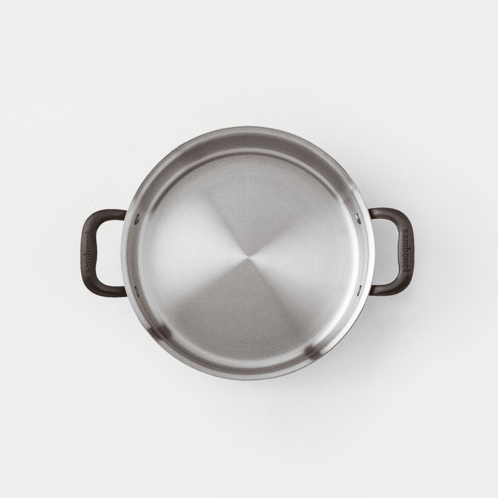 Sambonet Home Chef Casseruola Bassa Con Coperchio In Acciaio Inox