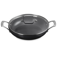 Le Creuset Essential Sauteuse basse en acier inox avec couvercle antiadhésif céramique