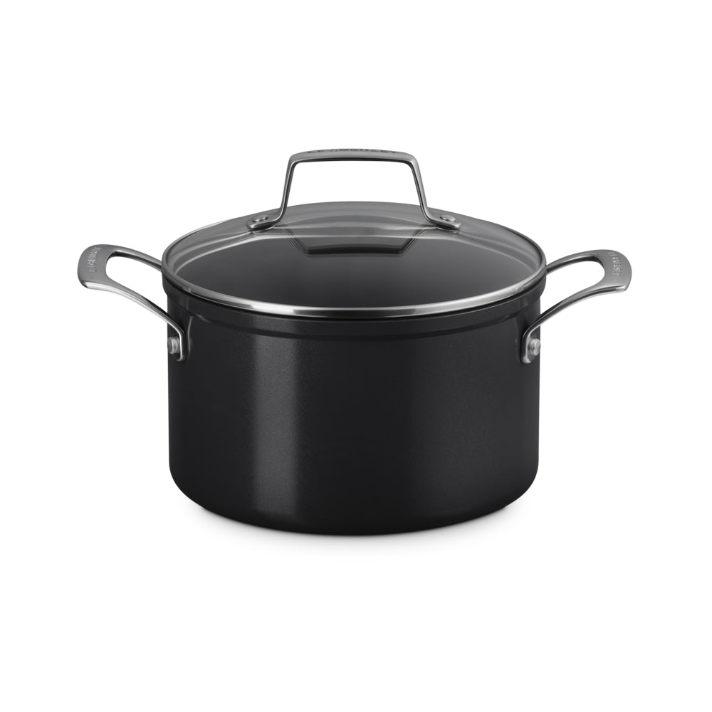 Le Creuset Essential Deep Casserole with Non-Stick Ceramic-Coated Lid in Stainless Steel