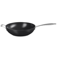 30 cm - Le Creuset Essential wok met lange steel en keramische coating van roestvrij staal