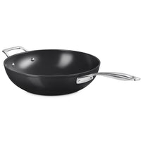 30 cm - Le Creuset Essential wok met lange steel en keramische coating van roestvrij staal
