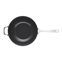 30 cm - Le Creuset Essential wok met lange steel en keramische coating van roestvrij staal