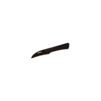 7.5 cm - Sambonet Black Edge Coltello Spelucchino In Acciaio Inox Manico In Nylon