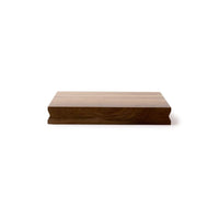 23x23 cm - Sambonet Black Edge Tagliere Cucina Magnetico Quadrato In Legno Di Acacia
