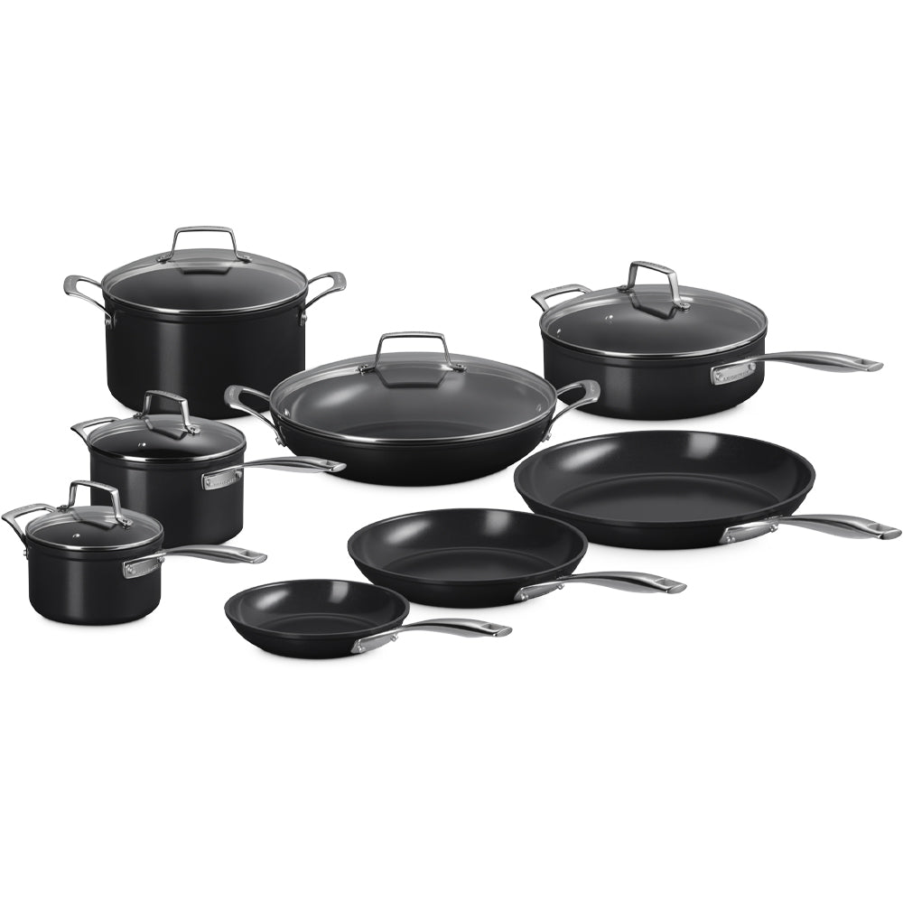 Le Creuset Essential Set Ollas Y Sartenes Antiadherentes Con Revestimiento Cerámico Set de 8 Pzas