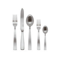 Sambonet Gio Ponti Service de Table Monoplace en Acier Inoxydable - Lot de 5 Pcs