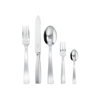 Sambonet Gio Ponti Service de Table en Acier Inoxydable - Lot de 30 Pcs
