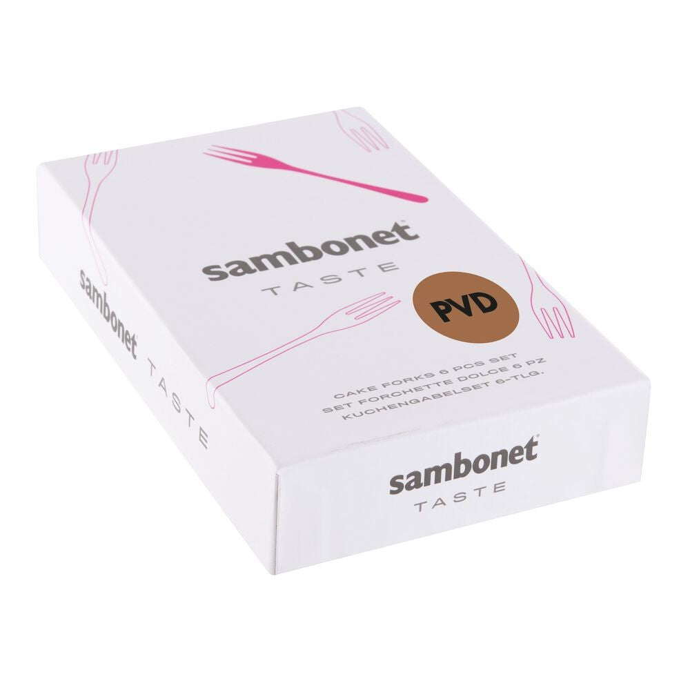 Sambonet Taste dessertvork in roestvrij staal - set 6 stuks