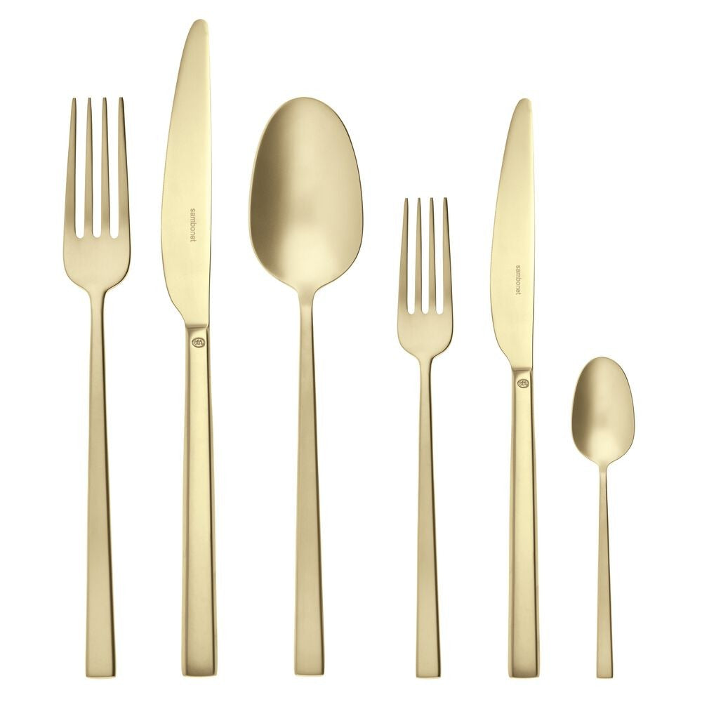Sambonet Rock cutlery set in stainless steel - set of 36 pieces