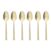 Sambonet Rock cucharillas de café en acero inoxidable - set 6 piezas