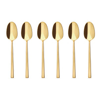 Sambonet Rock cucharillas de café en acero inoxidable - set 6 piezas