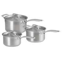 Le Creuset Inox Essential set cacerolas en acero inoxidable Set de 3 pz