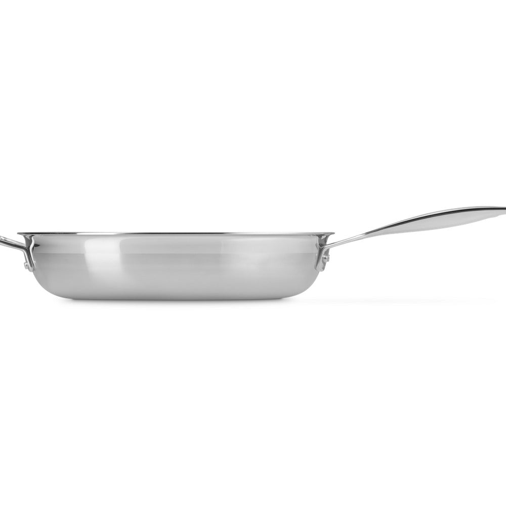 Le Creuset Acciaio Inox ondiepe pan in roestvrij staal