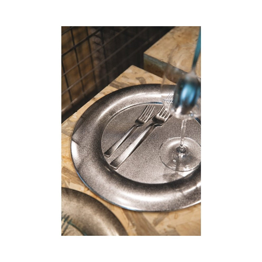 32 cm - Sambonet Sphera Assiette De Présentation En Acier Inoxydable