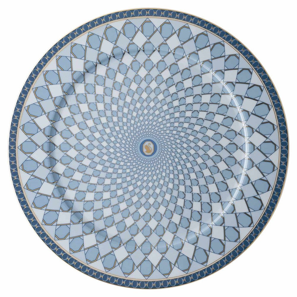 33.1 cm - Swarovski x Rosenthal Signum Presentation Plate in Porcelain