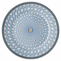 18.1 cm - Swarovski x Rosenthal Signum Plato pan de porcelana
