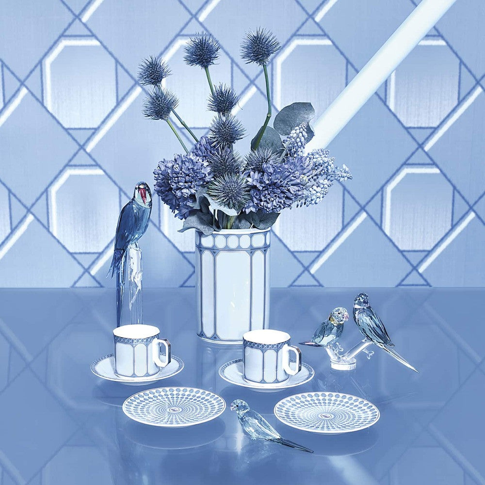 10.4 cm - Swarovski x Rosenthal Signum Plat Bord Van Porselein